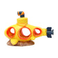 Yellow submarine aquarium ornament